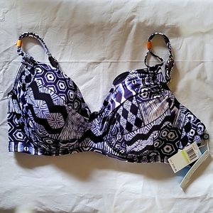 Bleu Rod Beattie Swim bikini top 18W